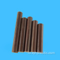 ສີນ້ຳຕານ Phenolic Resin Cotton Laminated Rod